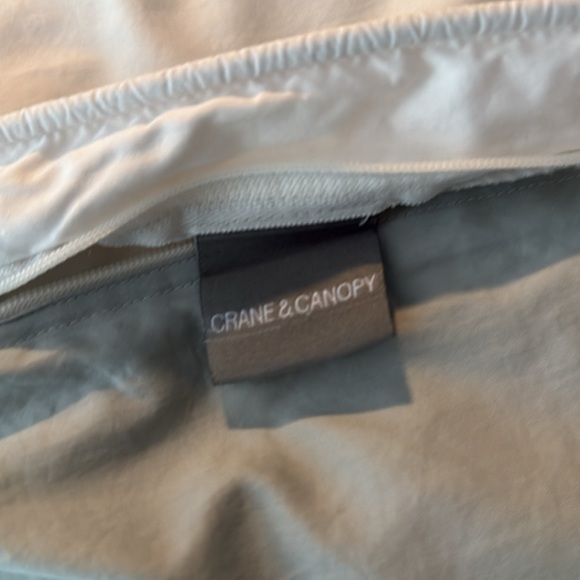 Luxurious White and Light Aqua Blue Duvet Cover with Duvet included - Picture 5 of 5